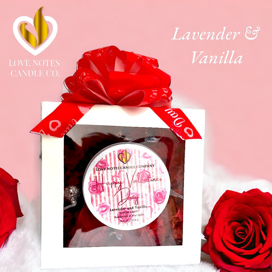 Lavender and Vanilla Valentines Day Gift Box